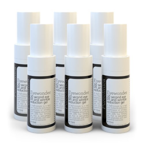Pureclinica EyeWonder 30 Second Eye Gel Six Pack. Wyglądaj 10 lat młodziej w 30 sekund! Napina skórę podczas wysychania, natychmiast usuwając kurze łapki i zmarszczki.
