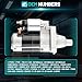 Farrme 17949 Starter Motor Fit for Jeep Wrangler, for Dodge Grand Caravan, for Chrysler Town & Country, Pacifica, for Volkswagen Routan 3.3L 3.8L Automotive Replacement Starter#04748046AA, 17949N