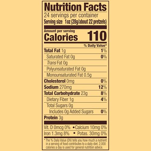 Image of Snyder's of Hanover Pretzel Snaps, 24 Oz Canister