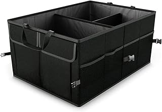 Car Trunk Organizer/Storage, Collapsible Cargo Storage Box, Large Capacity, Trunk Organizer for Cars, Vehicles, SUVs, Trucks ( 22*15*10in )