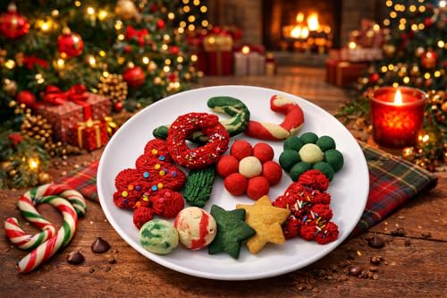 Image of MOM'S BAKERY Christmas cookies 200 gm | Soft & Rich Chocolate Baked Treats | Premium Dessert Cookies Pack | Healthy & High Fiber Biscuits for Anytime Cravings for Breakfast & Tea Time