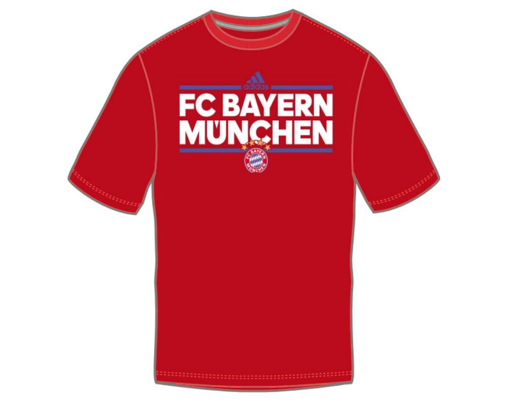 Amazon.co.jp: FC Bayern Munich Dassler Global Red T-Shirt
