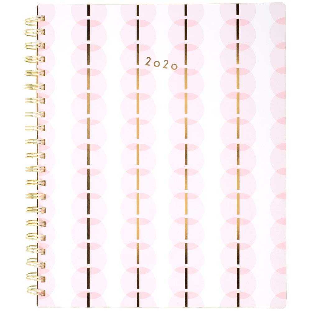 Lillian Farag 2020 Weekly & Monthly Planner, 8-1/2" x 11", Large, Pink Dot String (1327-905)