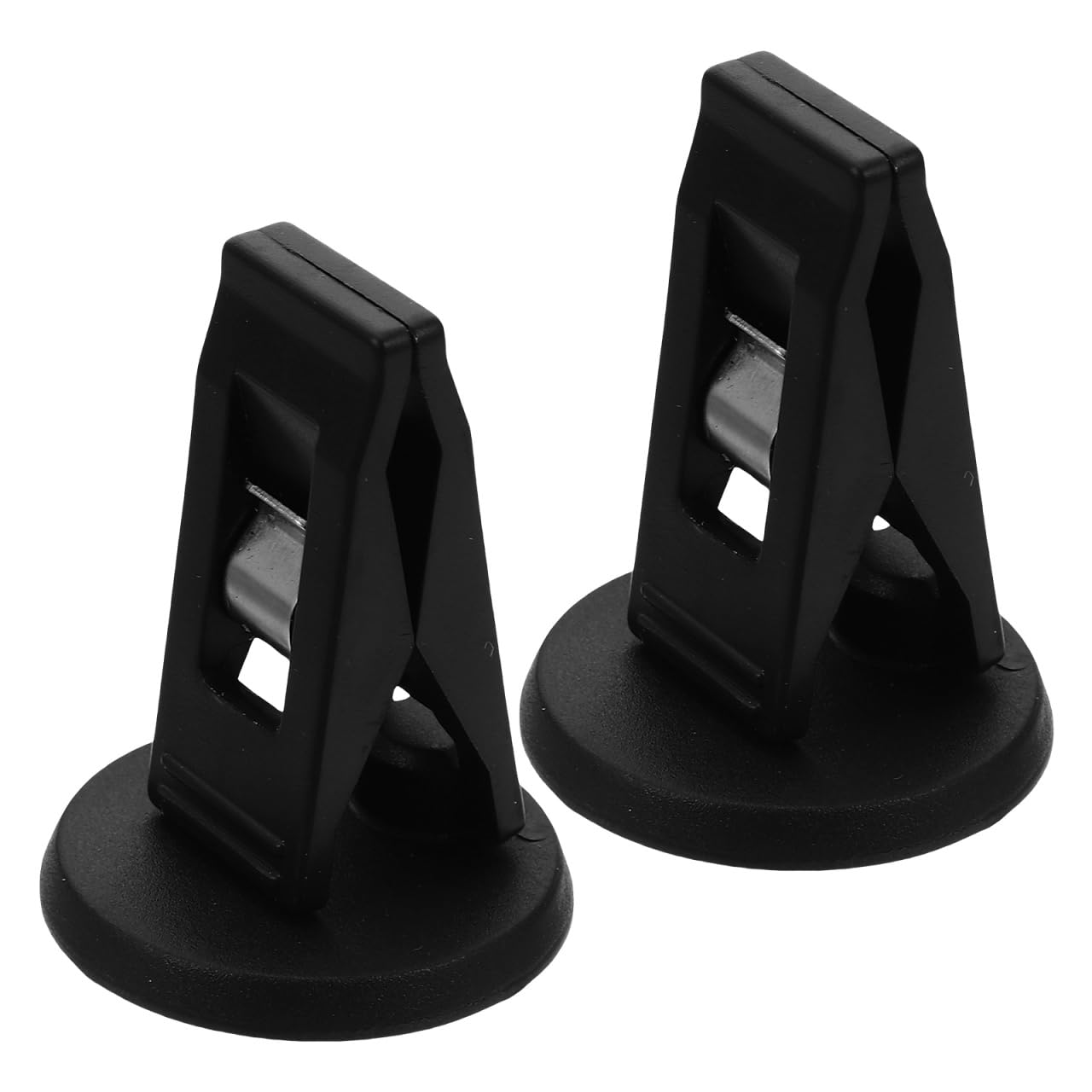 2Pcs Windshield Plastic Parking Ticket Holder Clip Sunglasses Holder Clip Hanger Eyeglasses Mount for Car