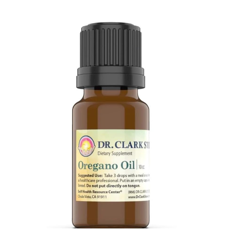Dr Clark Store 100% Pure Oregano Oil, 10cc (10 ml) - Herbal Supplement.