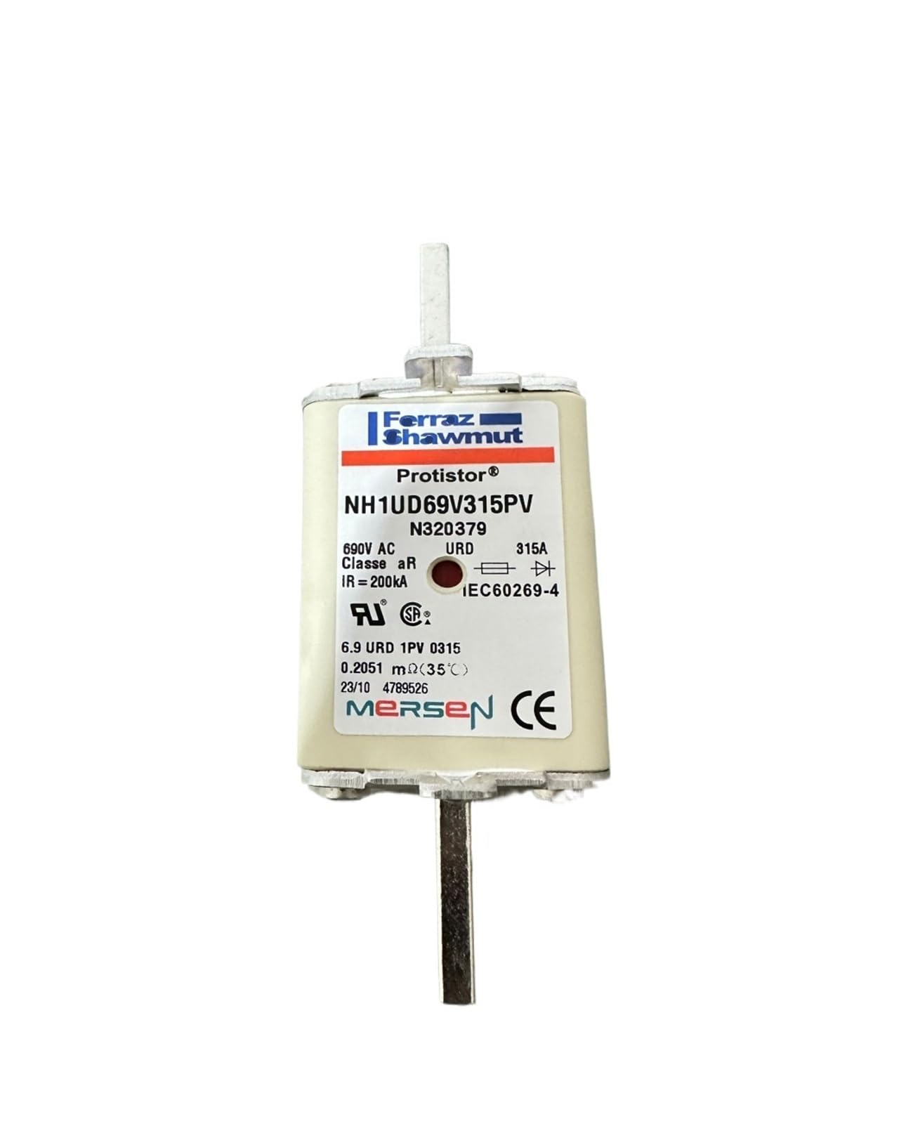 Fusible NH1GS69V200PV D322371 cartouche protection armoire