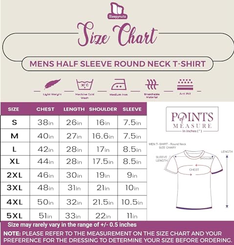 Image of Sleepynuts Half Sleeve Round Neck 100% Cotton Tshirt for Mens Pack of 3 Regular Fit Solid T-Shirts Combo