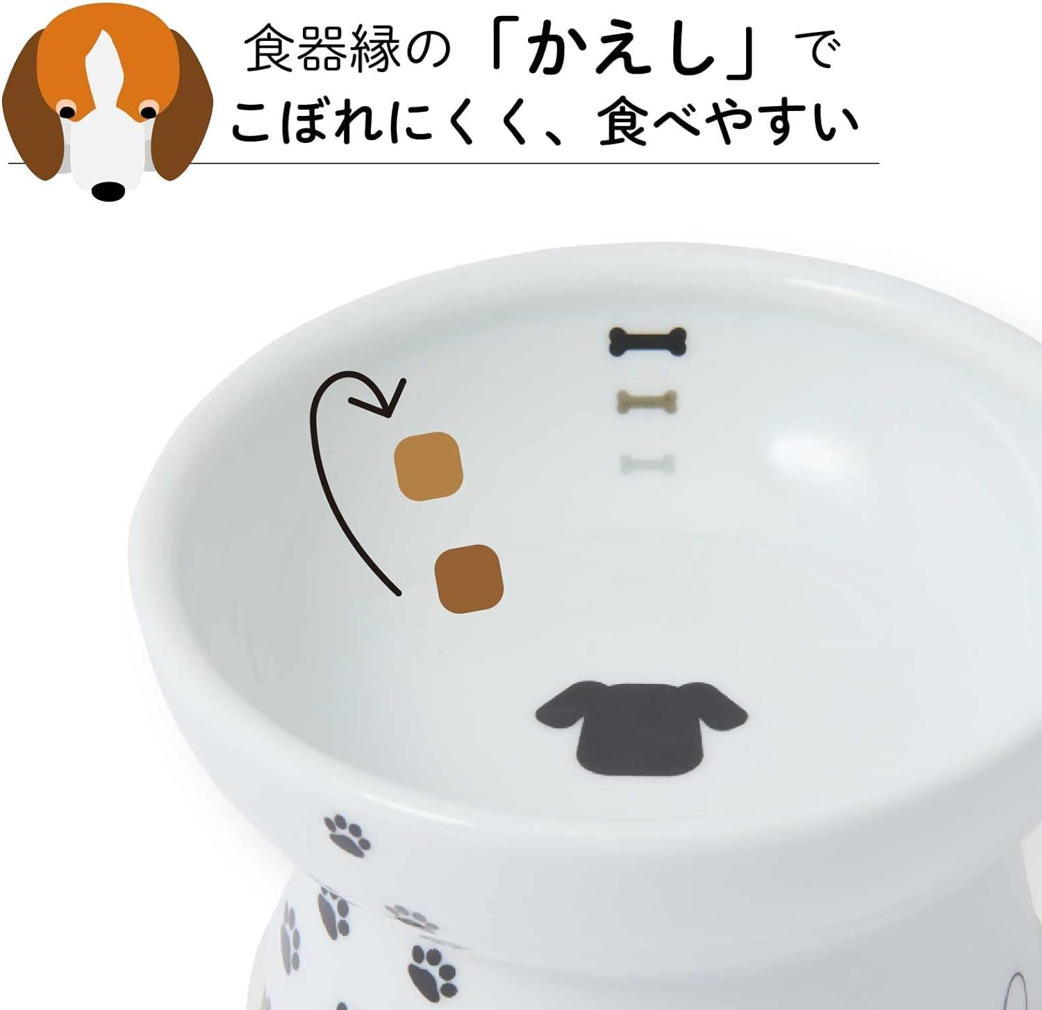 Amazon | 猫壱(necoichi)ハッピーダイニング 犬用 脚付フードボウル