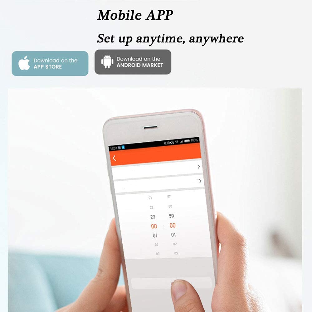 Worth having - Alimentatore automatico per animali domestici, erogatore di cibo per animali domestici Smart Feed per gatti e cani, Wi-Fi abilitato, app per Android e iOS, registratore vocale di alimen