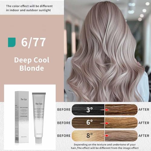 YSNSTYLE PureStyle Crema Tinte Capilar 100ml Blond Ash miniatura 2