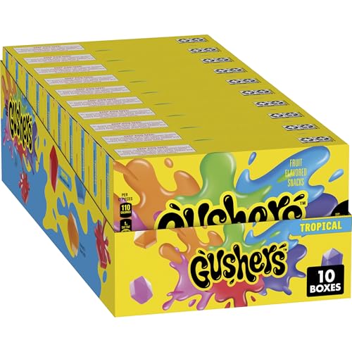 Gushers Tropical Movie Box Fruit Flavored Snacks