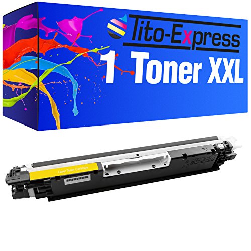 Tito-Express PlatinumSerie 1 Toner Compatible con HP CE312A Yellow CP1025 CP1025N CP1025NW MFP M175A M175NW M176 BX925FWD Bx 320 630 FW 635 935 FWD SX 235 425 435 535 W WD
