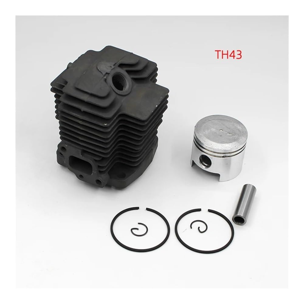 Kit de pistón de cilindro de 41,5 mm y 44 mm compatible con K-wasaki TH48, TH43, Kbl48, KBH48, TH430, KBH43A, KAAZ, cortadora de césped, desbrozadora, pieza de motor. Piezas de repuesto(Th43 41.5mm)