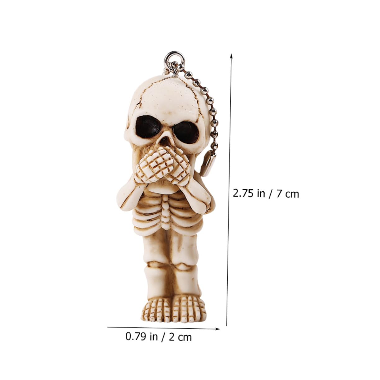 Colgante De Calavera Accesorios Escritorio Accesorios De Escritorio Colgantes Llavero Plantas Falsas Decoracion Coche Decoración De Halloween Cadenas Resina