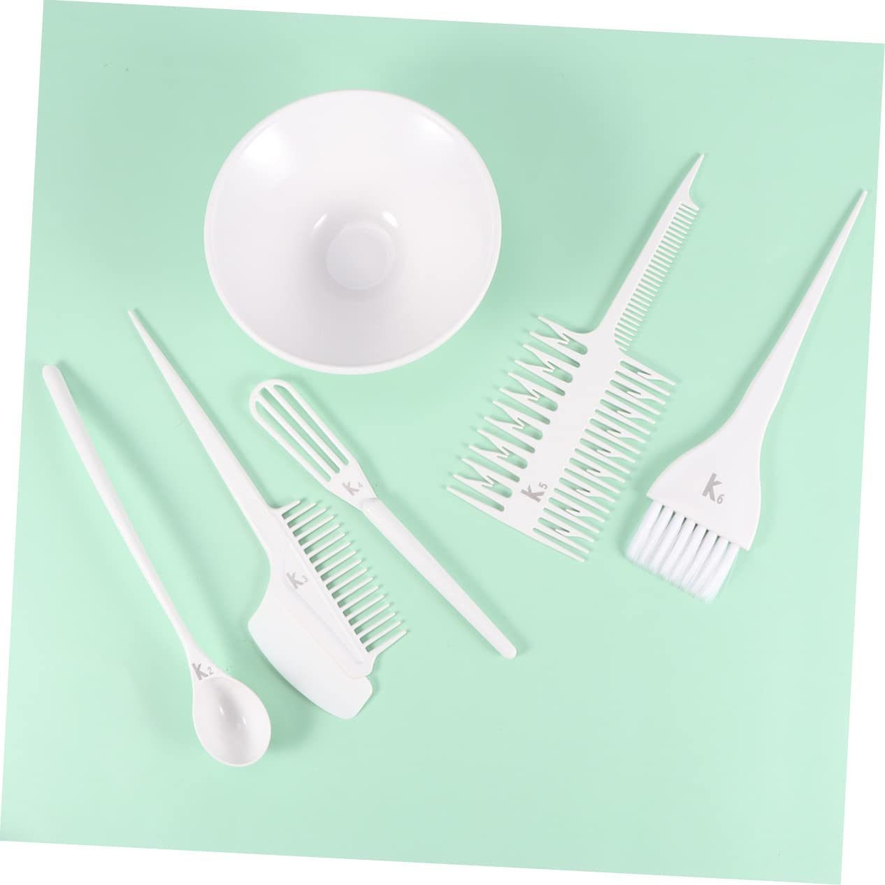 2juegos Herramientas Para Teñir El Cabello Cepillo Peines y Bol De Para Uso Profesional y Casa Kit De Accesorios Para Coloración Capilar