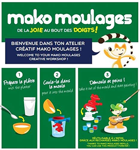 Mako moulages - Le monde des dinosaures - Etui 3 moules