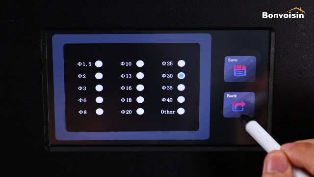Image of Bonvoisin Touch Screen Ultrasonic Homogenizer Emulsifier Sonicator Processor Cell Disruptor Mixer with Electric Lifting Platform, 25mm Probe (2500W, 1000-3000ml)
