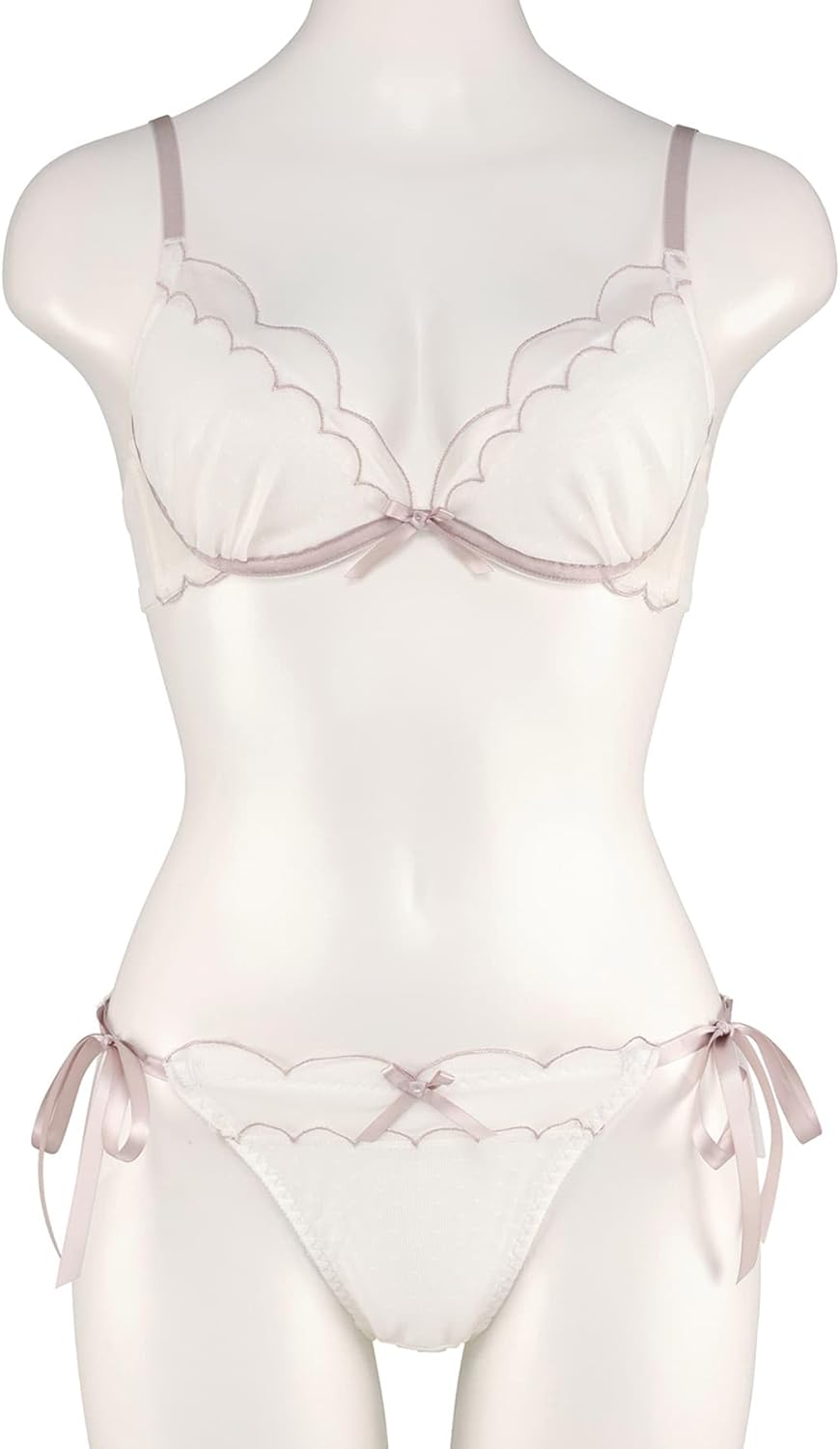Amazon | [ノーザリー] ブラジャー&ショーツセット シアードット