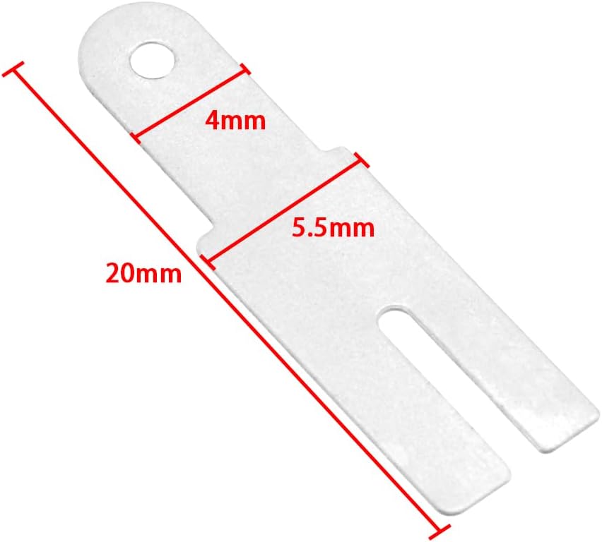 200pcs Y Shaped Nickel Strip Nickel Plated Steel Strip 20mm Welding Sheet Compatible with Lithium Battery Pack 18650 Compatible with LiPo Battery