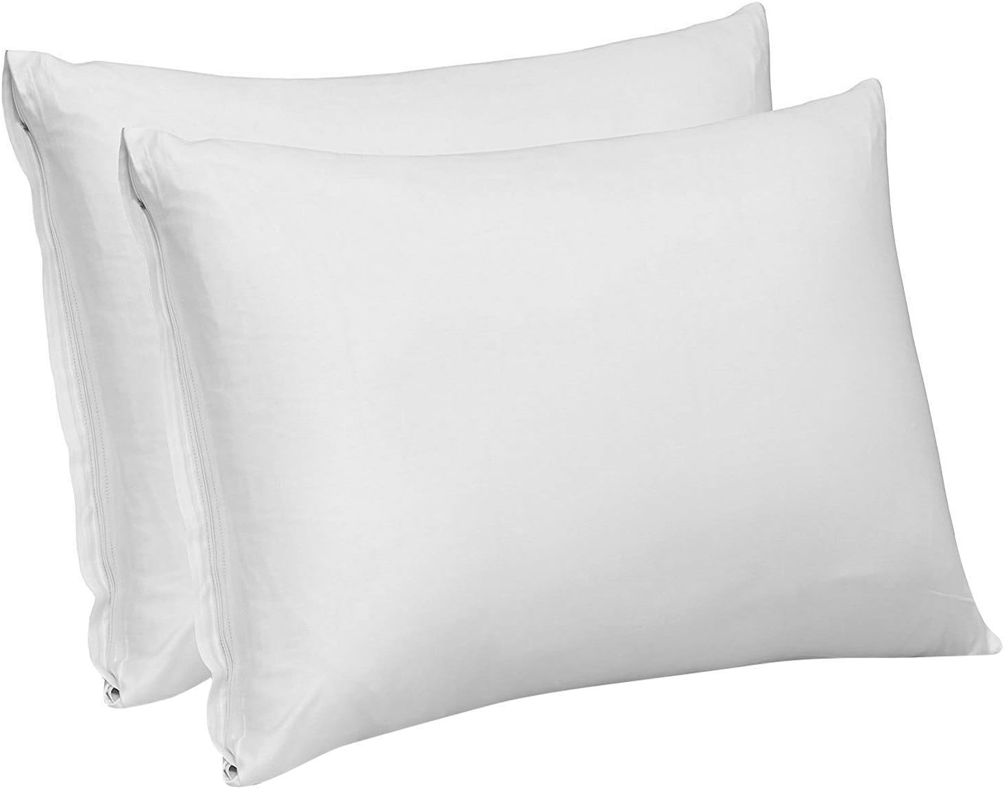Pillow Protectors with Zip 100 Cotton T200 (Premium Smooth Fabric 50