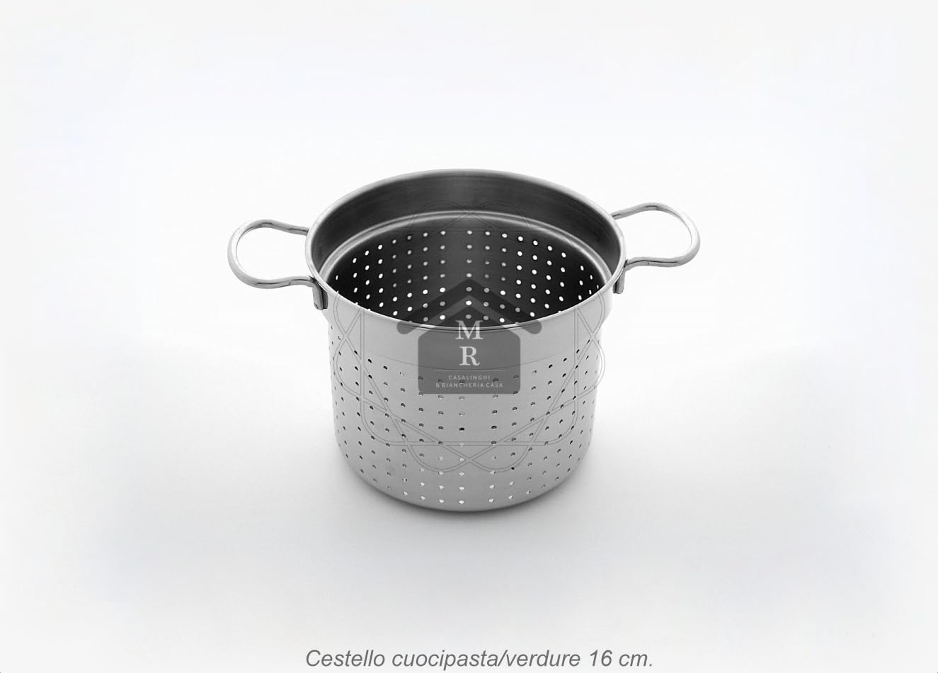 Cestino Cuocipasta Professionale In Acciaio Inox AISI 304 - Made In Italy, Misura 1/6 Destro - Foto 13