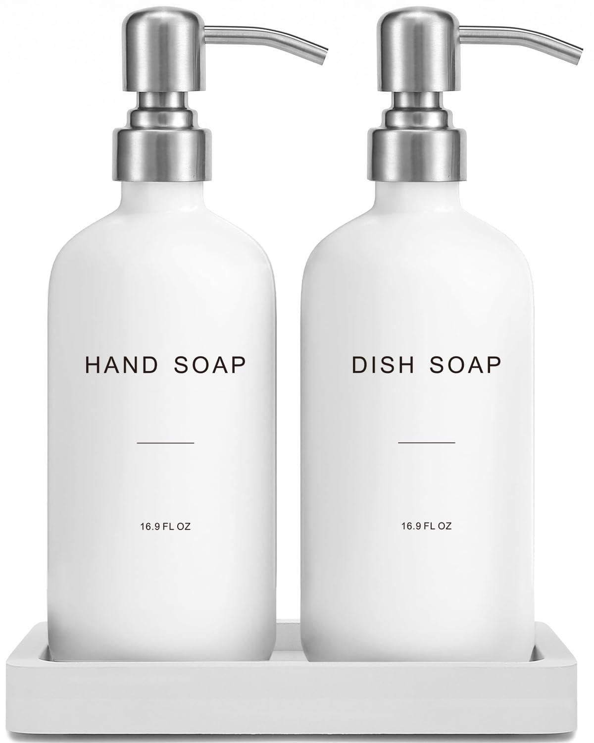 Prus Waso White Soap Dispenser for Kitchen Sink