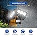 SANSI LED Outdoor Motion-Activated Security Lights, 27W (200W Equiv.) 2700lm, 5000K Daylight, Waterproof Flood Light with Adjustable Head, 5 Year Warranty, Black