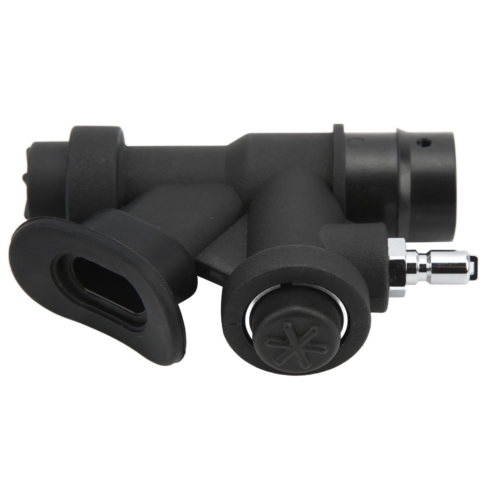 Plongée BCD Power Inflateur Oral Gonfleur Universel 45 Degrés Valve Décharge K Tuyau Standard 1 Pouce