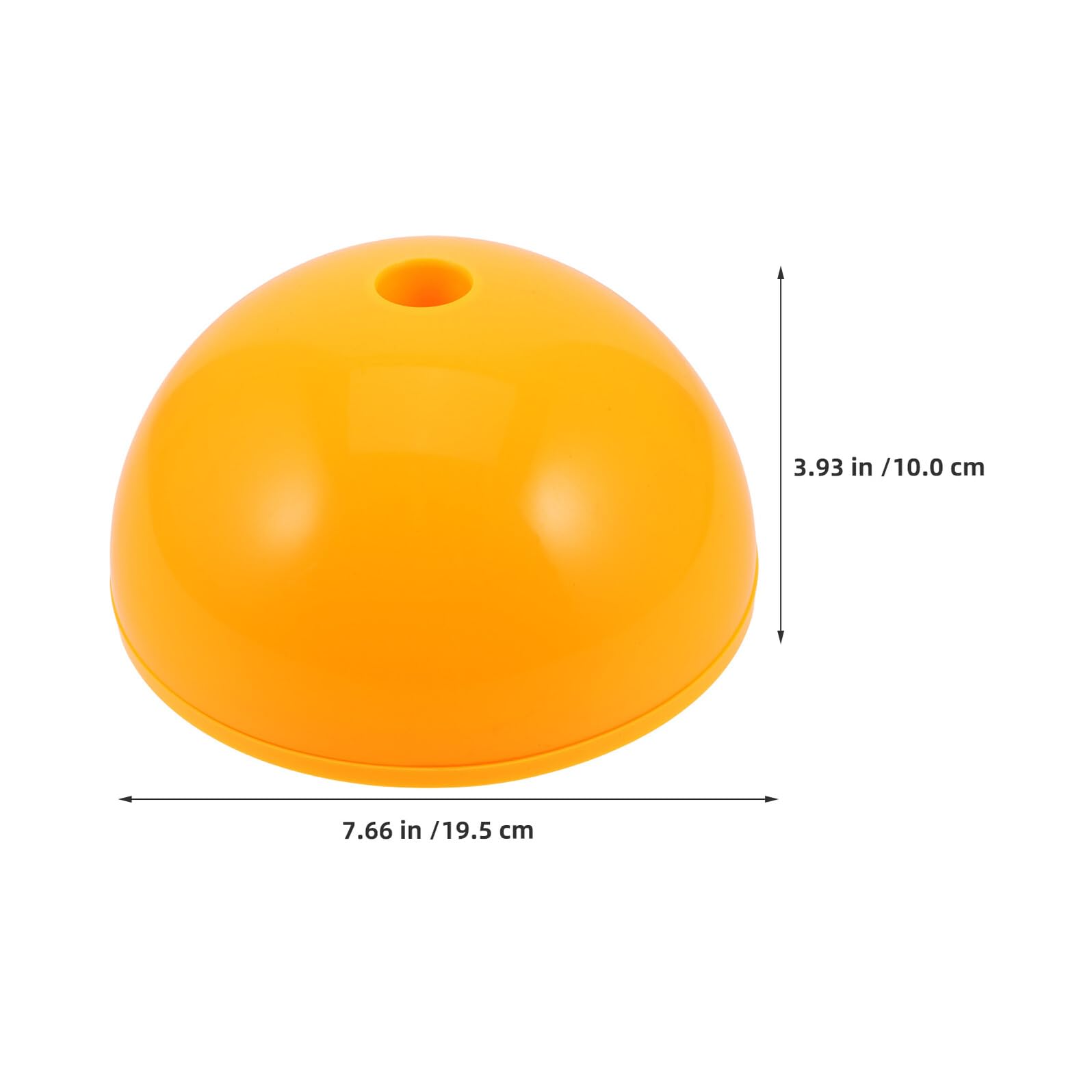 Base per Pali Agility Calcio 3 Pezzi Plastico Giallo | Supporto per Allenamento Indoor, Accessorio Basket e Uso Sportivo, Confezione Tripla