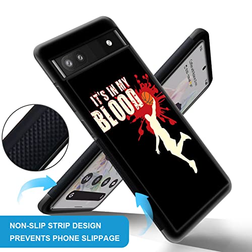 CARLOCA Google Pixel 6A Case, Basketball Graphic Design, Shockproof & Anti-Scratch Drop Protection - image 3