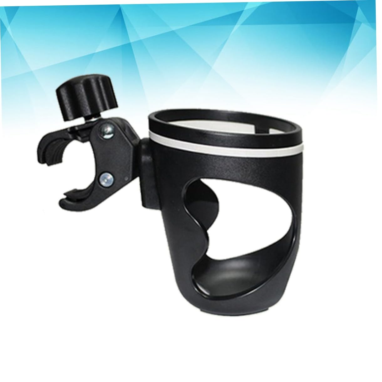 Porte-gobelet pour Poussette en Plastique Abs Support Antidéversement, Simple à Installer, Compatible Bouteilles D'eau et Biberons pour Garçon et Filles