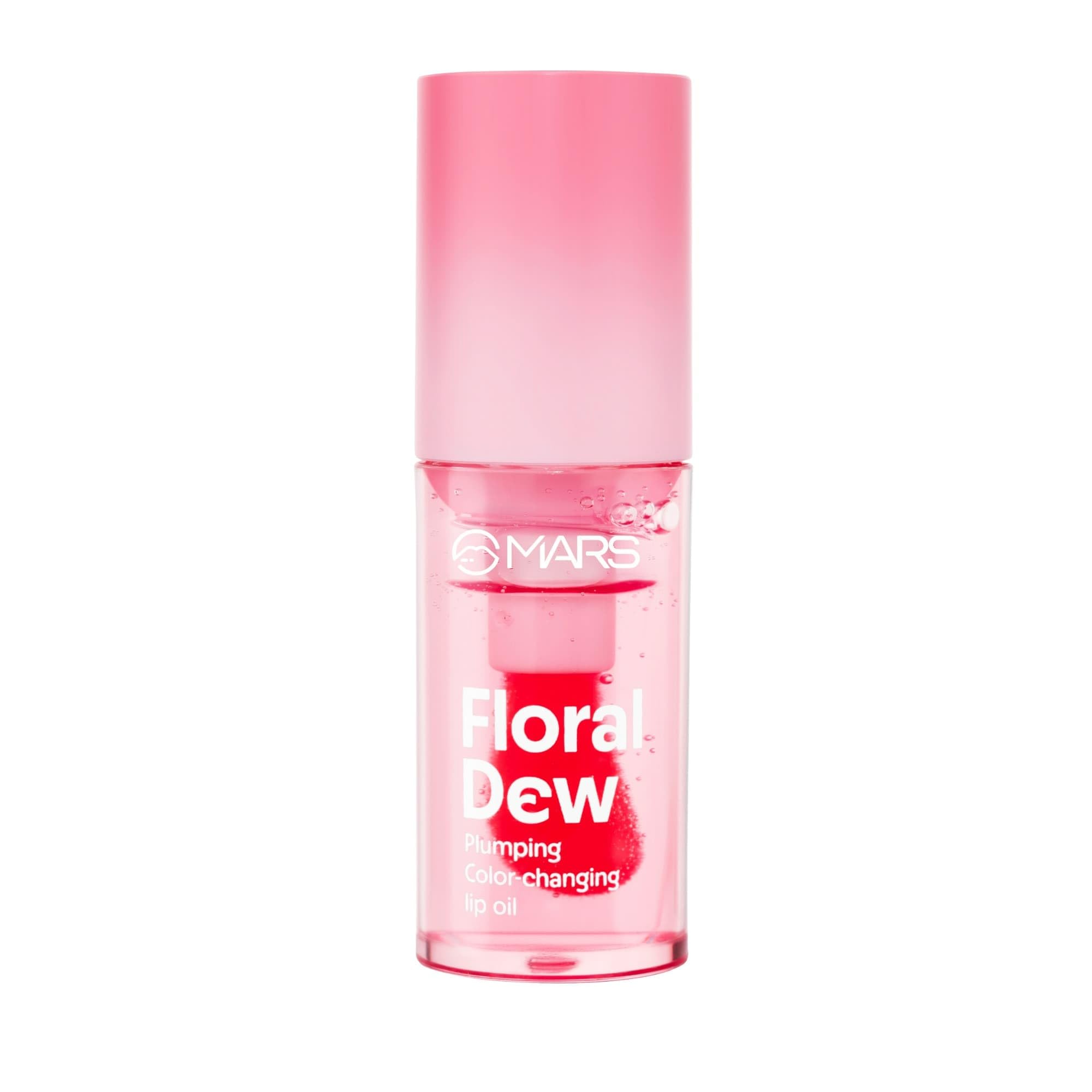 MARS Plumping Color Changing Lip Oil (4.5ml) (FLORAL DEW) With Fat Applicator | Skin Nourishing Ingredients - Olive Fruit Oil, Jojoba Oil | Hydrating & Moisturising | Plumping Effect - Image 8 thumbnail