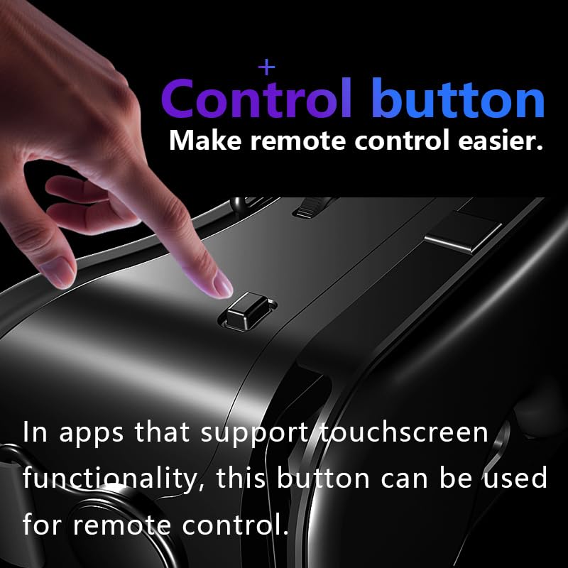 VR Headset for Phone, 3D Family Anti-Blue Eyes Protected HD Lenses, 120° FOV Virtual Reality Headsets VR Goggles for iPhone17/16/15/14/13/12/11, Samsung, Android, Glasses-Friendly - Image 4