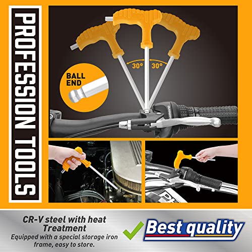 Amartisan 18Piece THandle Allen Wrench Set, Metric