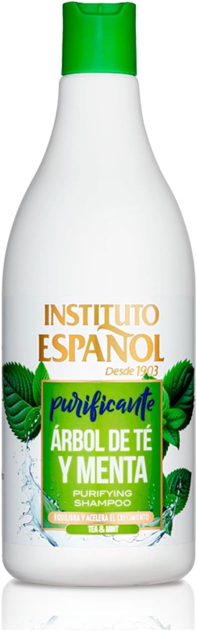 Instituto Español Champú Purificante Árbol De Té + Menta 750 Ml