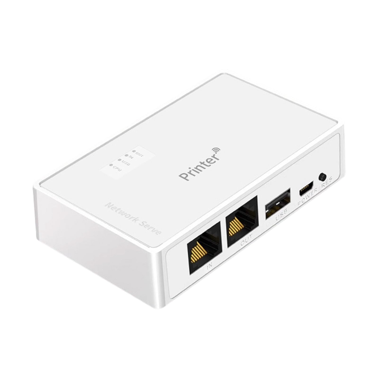 Serveur d'imprimante sans fil 10/100 Mbps USB vers RJ45/WiFi Adaptateur convertit USB en réseaux de partage de périphérique serveur réseau