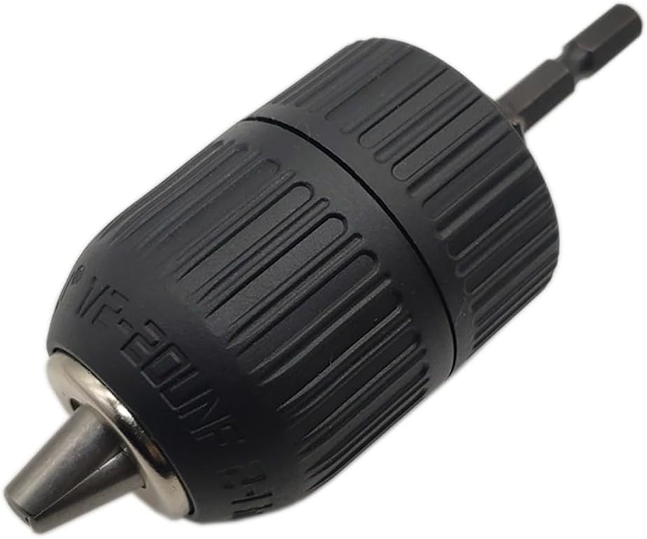 4-Pack Quick Change Drill Chuck Adapter, 1/2"-20UNF Thread, 2-13mm Keyless Converter for SDS-Plus Shank 1/4" Hex