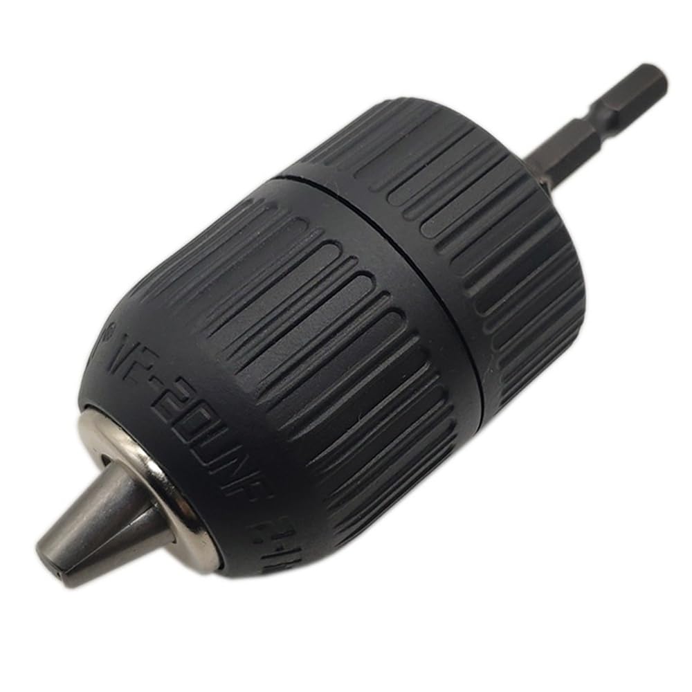 4-częściowy zestaw adapterów do szybkowymiennego uchwytu wiertarskiego, 1/2"-20UNF, bezkluczykowy do bitów 2-13 mm, SDS-Plus do 1/4" sześciokątny