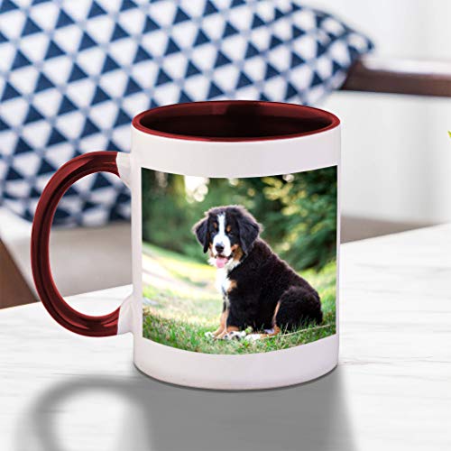 Mug de vidrio personalizado 10 onzas miniatura 5