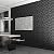Art3dwallpanels 33 Pack 3D Wall Panel Diamond for Interior Wall Décor, PVC Flower Textured Wall Panels for Living Room Lobby Bedroom Hotel Office, Black, 12''x12'' Cover 32.Sq.Ft.