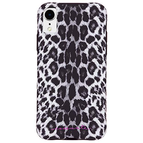 Coque iPhone XR Leopard Gris rigide protection smartphone Case-mate Cm038126