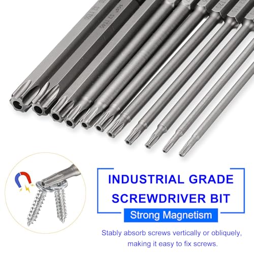 Puntas Torx de seguridad TT45 magnéticas y a prueba de manipulaciones de 50mm 5