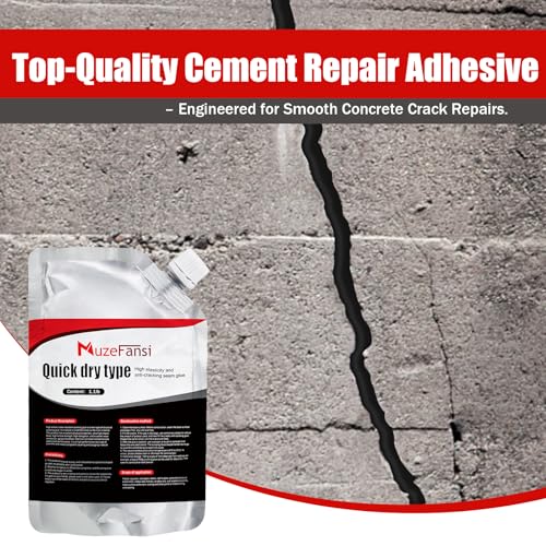 Image of Concrete Crack Filler, Asphalt Crack Filler,Asphalt Self-Leveling Cement Filler, Concrete Crack Sealant, for Driveways, Walls, Patios, Garage Floors - Quick-Dry, Strong Bond(2 PCS)
