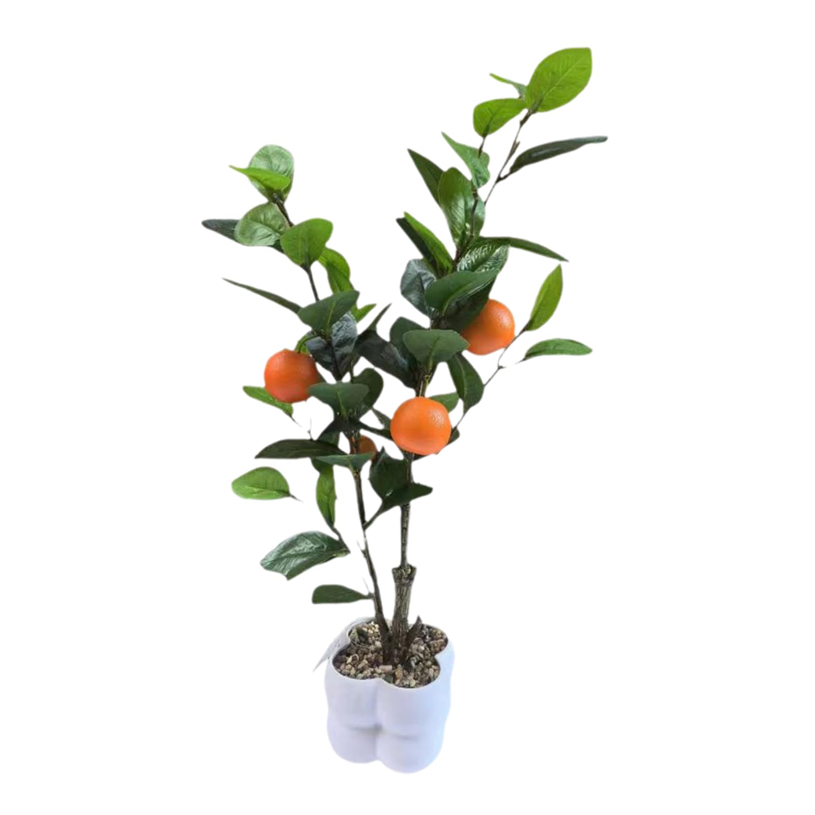 Elnwnnkc Simulated Fruit Tree Bonsais for Living Room Artificial Potted Desktop Ornament Realistic Plant Home Decoration Artificial Plant