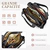 DIRRONA Sac Bandoulière Femme Grand en Nylon Mode - Sac à Main Multi-Poches avec Bretelles Réglables, Style Vintage Antivol, Lavable, pour Travail, Shopping et Usage Décontracté Gris Froid #2