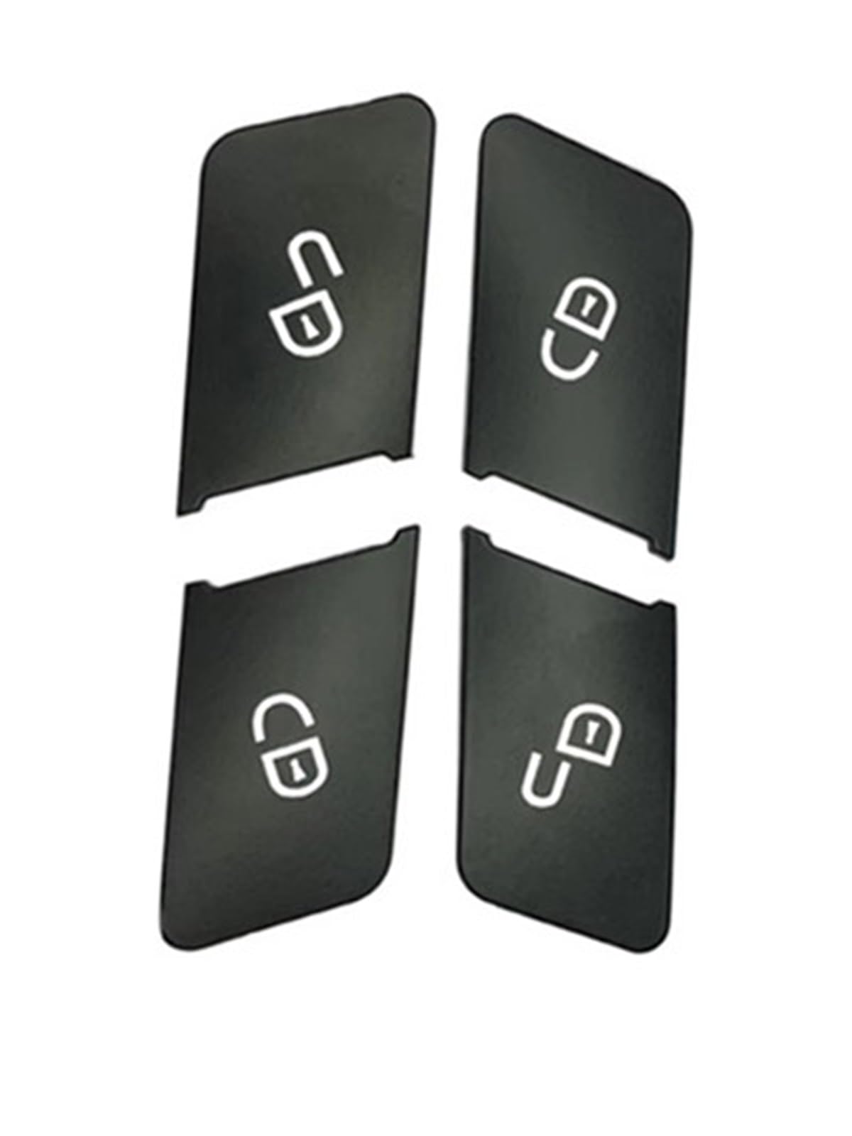 Decorative Stickers Compatible with Benz A B C E GLK Class W204 W212 X204 ML GL GLE GLS W166 W463 W156 W176 Car Door Lock Switch Button Cover Sticker(Black)