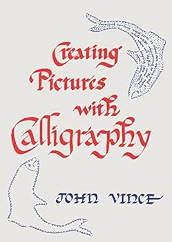 Hardcover Creating pictures with calligraphy Book