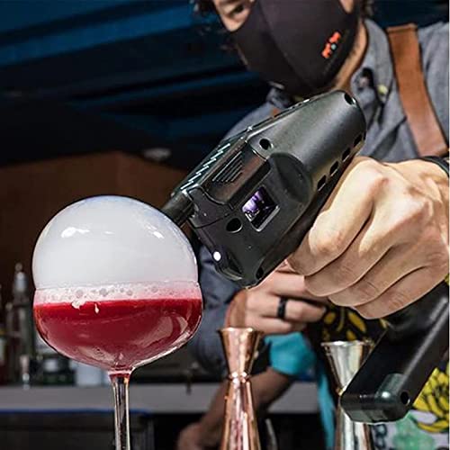 Amhuui Geschmackssprenger Cocktail Bubble Maker, Cocktail Smoker, tragbare Pistole für Fleisch, Vakuum, Cocktailgetränke und Käse Cover