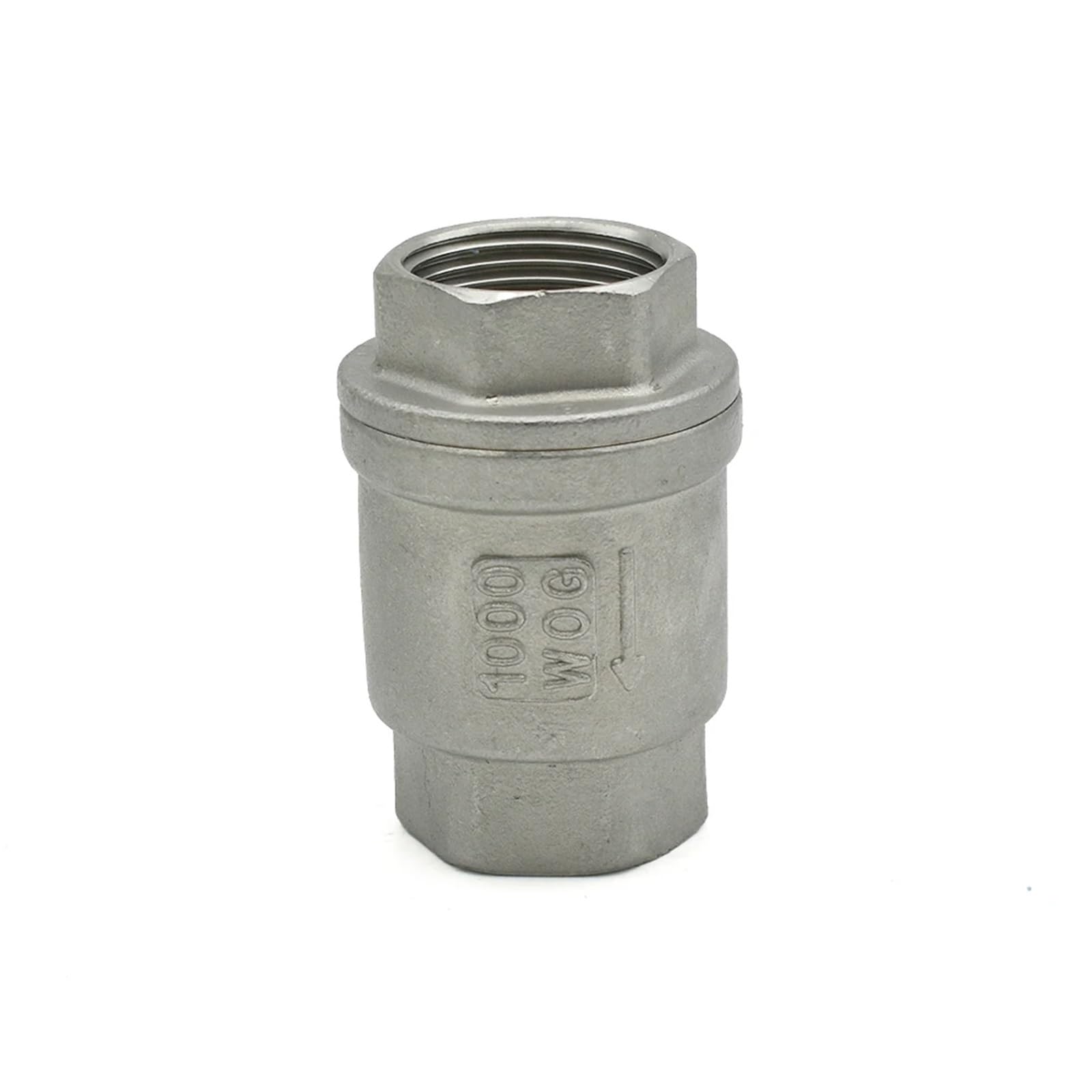 Valvola di ritegno verticale con filettatura femmina in acciaio inossidabile 316 BSP - 1/2"/3/4"/1", valvola di non ritorno unidirezionale for sistemi di fluidi industriali(1")