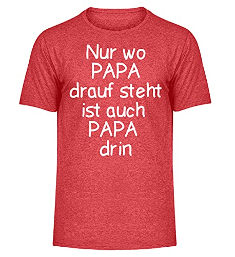 T-shirt chiné pour homme avec message drôle en taille Large